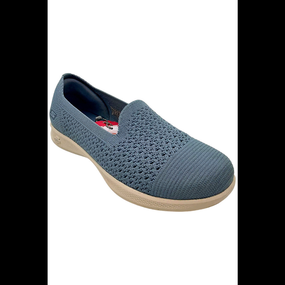 Skechers Women's Go Step Lite Washable Knit Slip-Ons Chelsea Blue - Medium